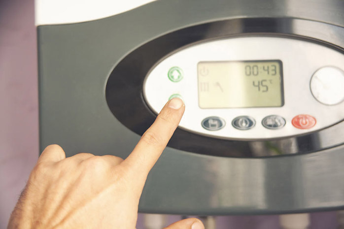 hand rotate temperature adjuster of water heater.High