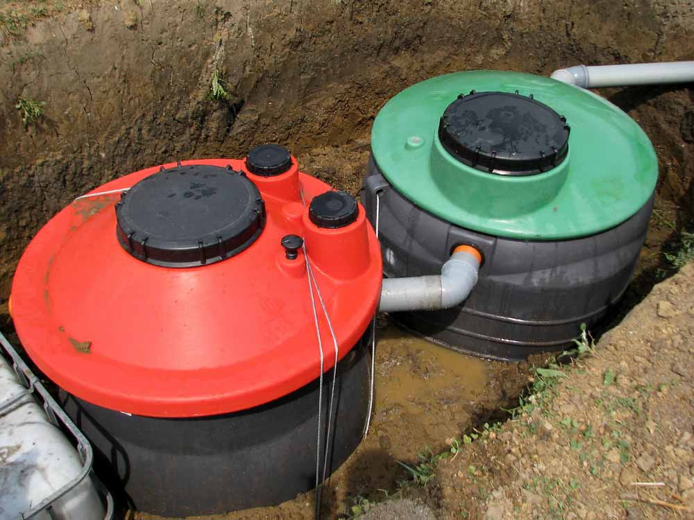 Septic tank installation