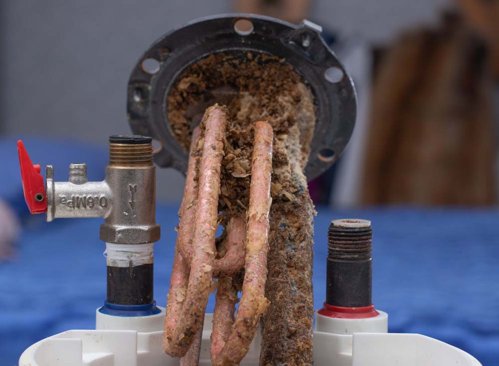 Anode rod in water heater Anode rod in water heater