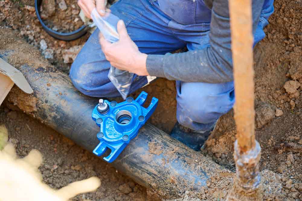 Burst sewer pipe repair Bakersfield, CA