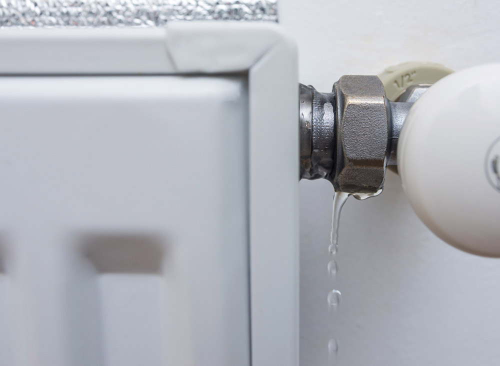 Leaking water heater