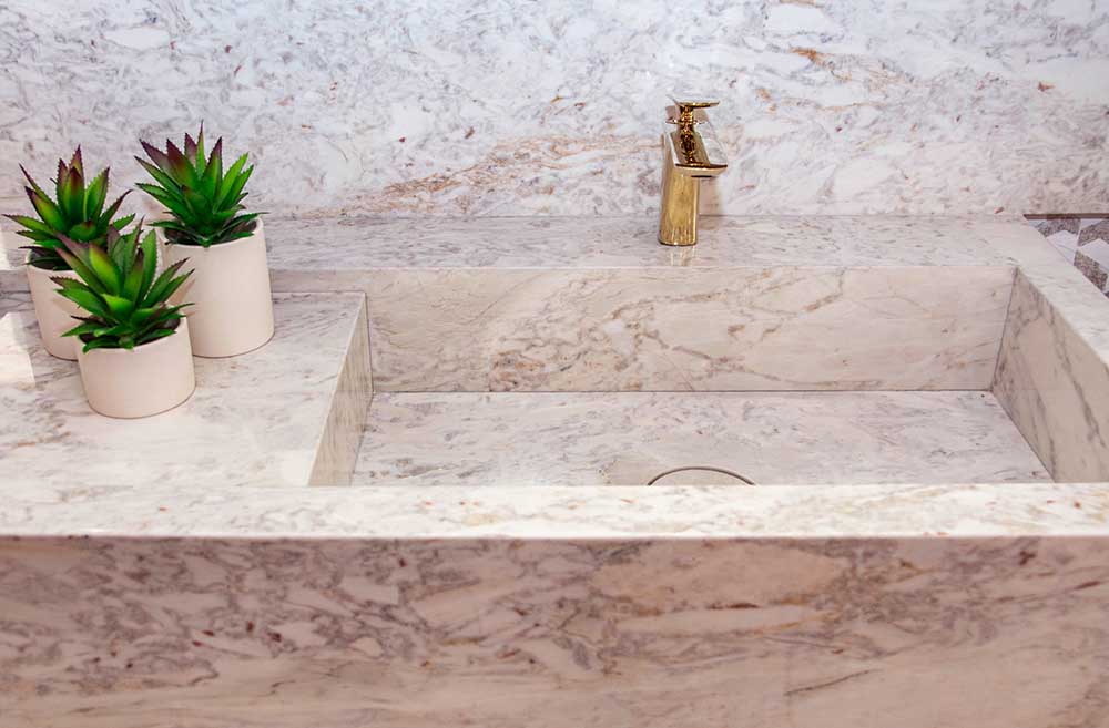 sleek console sink plumbing Bakersfield, CA
