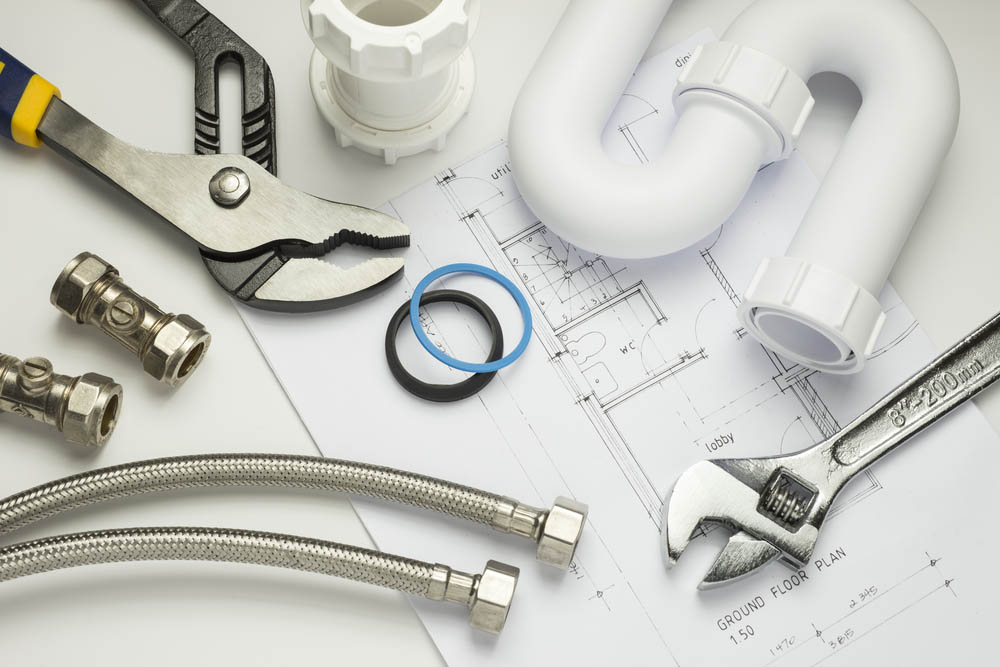 CA plumbing codes diagram / approved plan and plumbing tools