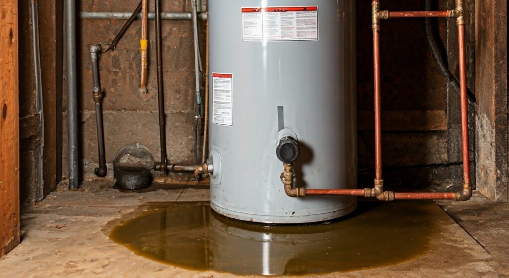 leaking water heater