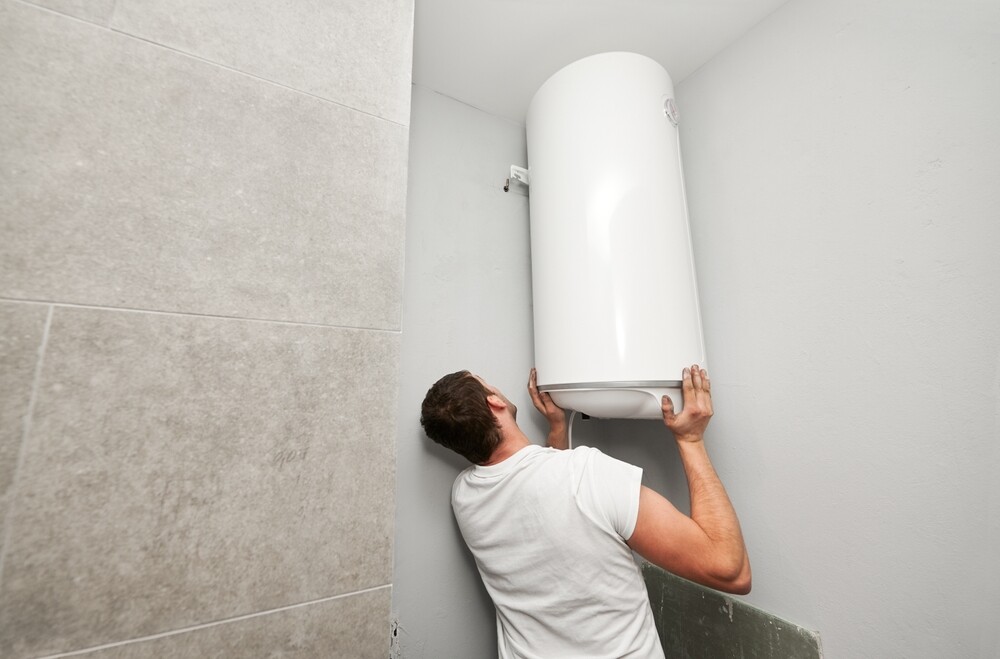 electric water heater installation