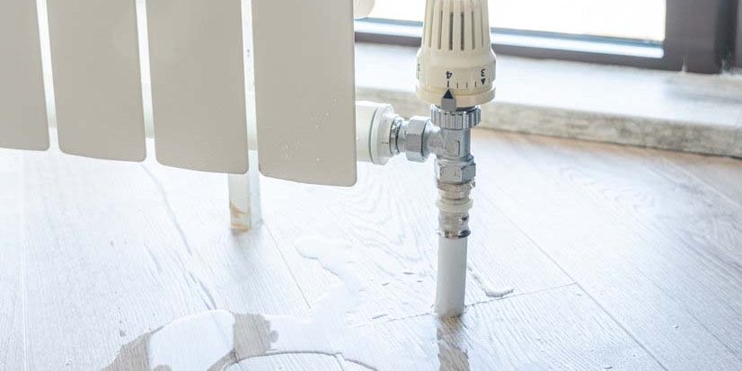 water leak through the heating radiator water leak through the heating radiator tube nut