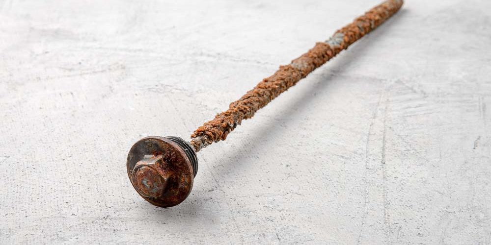 corroded anode rod corroded anode rod