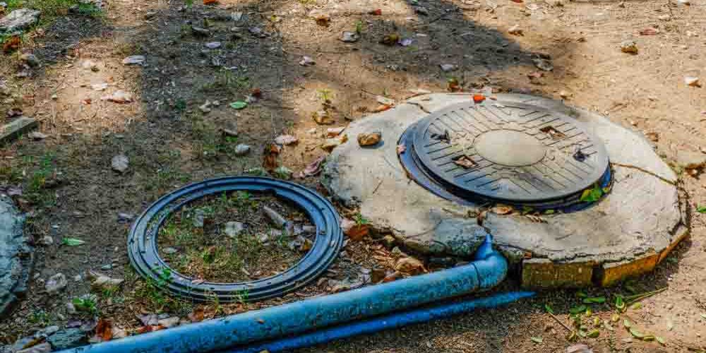 Damaged septic system