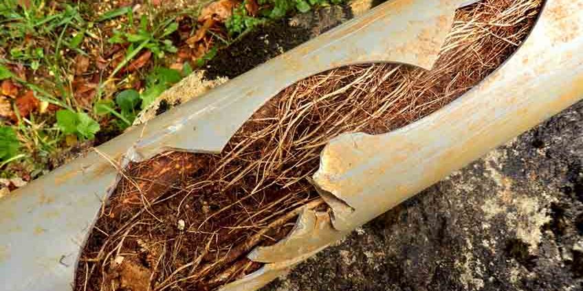Tree roots in sewer lines